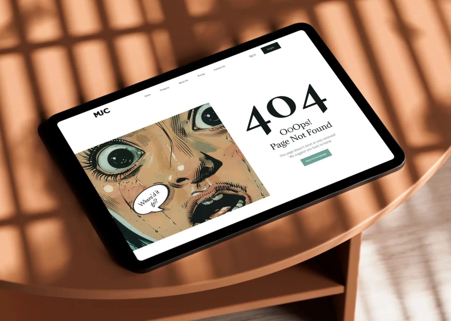 404 Not Found website design project preview